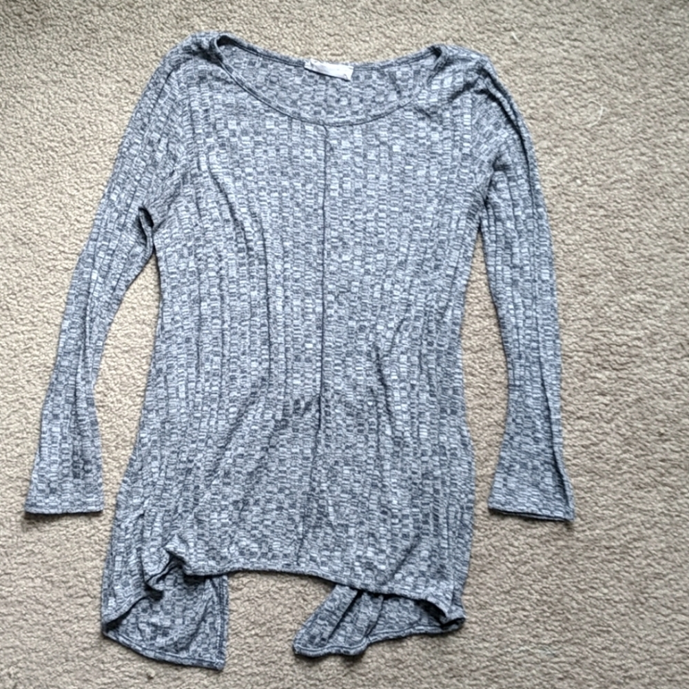 Ribbed Boho Long Sleeve